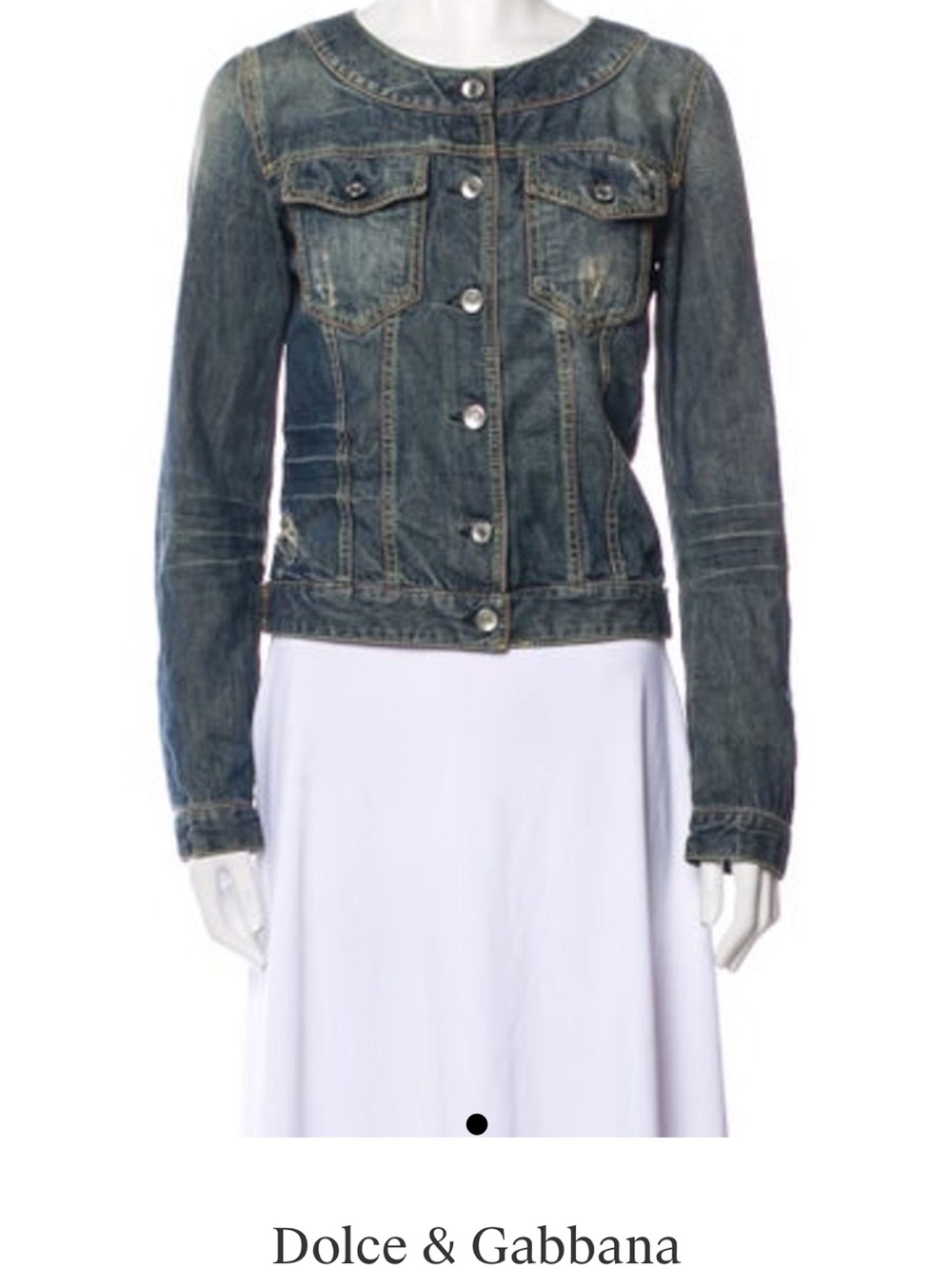 Vintage 1980s Dolce & Gabanna Denim Jacket